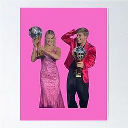 Robert Irwin and Witney Carson DWTS Winners Poster