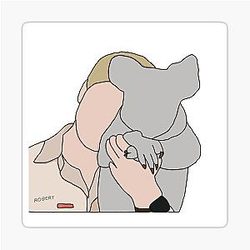 Robert Irwin Koala Sticker