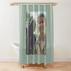 Robert Irwin Turtle Shower Curtain