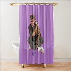 Robert Irwin Puppy Interview Shower Curtain