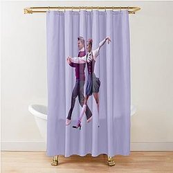 Robert Irwin and Whitney Carson Wicked Night DWTS Shower Curtain