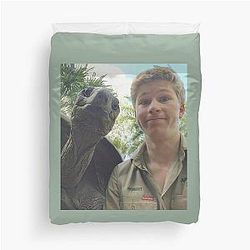 Robert Irwin Turtle Duvet Cover