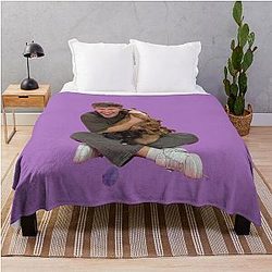 Robert Irwin Puppy Interview Throw Blanket