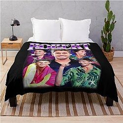 Robert Irwin Vintage Fan Art Throw Blanket