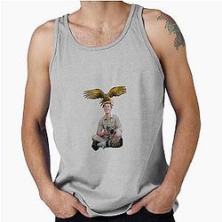 Robert Irwin with Parrot Tank Top