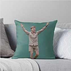 Robert Irwin Wildlife Conservationist Throw Pillow