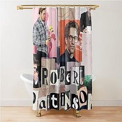 HIGH QUALITY Robert Pattinson Shower Curtain