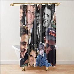 HIGH QUALITY Robert Pattinson Photo Shower Curtain