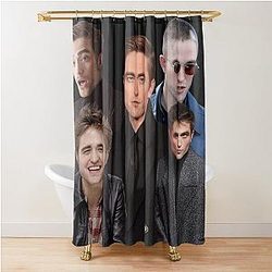 HIGH QUALITY Robert Pattinson Photo Shower Curtain