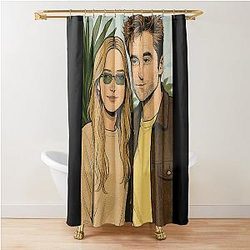 Jennifer Lawrence and Robert Pattinson Shower Curtain