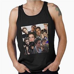 HIGH QUALITY Robert Pattinson Photo Collage Tank Top