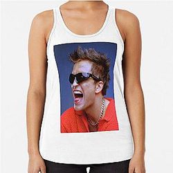 Robert Pattinson GQ Cover Racerback Tank Top