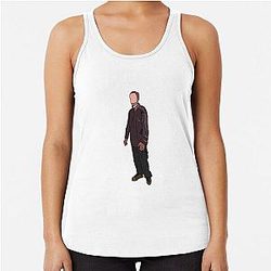 Robert Pattinson in Kitchen Racerback Tank Top