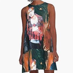 Robert Pattinson A-Line Dress