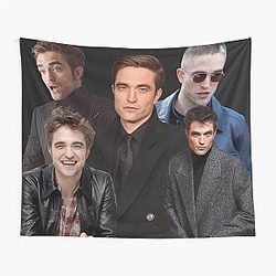 Robert Pattinson HIGH QUALITY Photo Collage Tapestry
