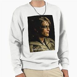 Men's Robert Pattinson Painting Pet Fan Pullover Sweatshirt