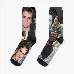 HIGH QUALITY Robert Pattinson photo collage Socks