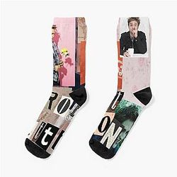 HIGH QUALITY Robert Pattinson photo collage Socks