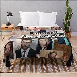 Robert Pattinson Photo Collage Throw Blanket