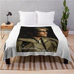 Robert Pattinson Painting Funny Fan Throw Blanket