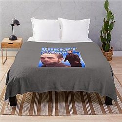 Robert Pattinson Standing Throw Blanket