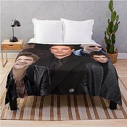HIGH QUALITY Robert Pattinson Photo Throw Blanket