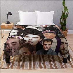 Robert Pattinson Photo Throw Blanket