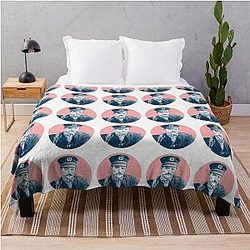 A24 Winslow The Lighthouse Robert Pattinson illustration Robert Eggers Throw Blanket