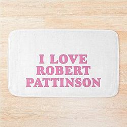 I Love Robert Pattinson Bathmat