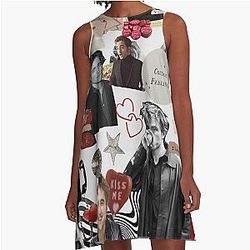 Robert Pattinson A-Line Dress Photo Collage