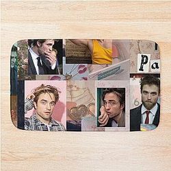 Robert Pattinson Photo Collage Bath Mat