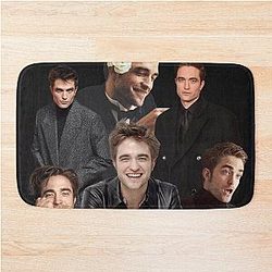 Robert Pattinson photo collage Bath Mat