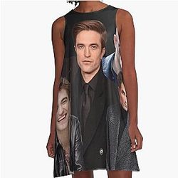 HIGH QUlITY Robert Pattinson A-Line Dress