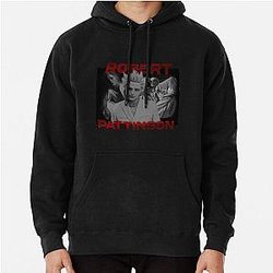 90s Vintage Style Robert Pattinson GQ 2022 Pullover Hoodie