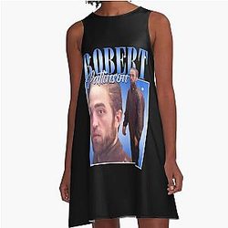 Robert Pattinson Standing A-Line Dress