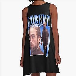 Robert Pattinson Standing A-Line Dress