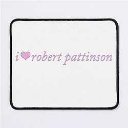 I heart Robert Pattinson Coquette Mouse Pad
