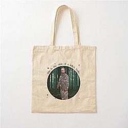 Robert Pattinson Funny Skin of a Killer Bella Edward Cullen Meme Cotton Tote Bag