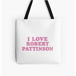 I Love Robert Pattinson Tote Bag