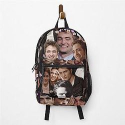 Robert Pattinson High Quality Photo Collage Backpack