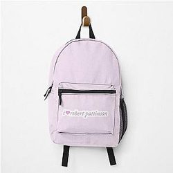 I Heart Robert Pattinson Cute Pink Backpack