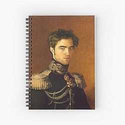 Robert Pattinson Spiral Notebook