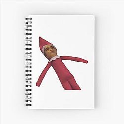 Robert Pattinson Spiral Notebook