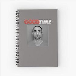 Robert Pattinson Good TimeTee Spiral Notebook