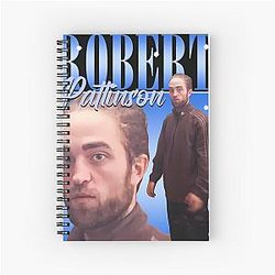 Robert Pattinson Standing Spiral Notebook