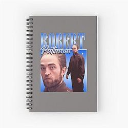 Robert Pattinson Spiral Notebook