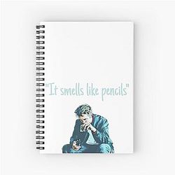 It smells like pencil - Robert Pattinson Spiral Notebook