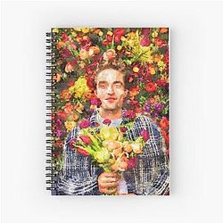 Robert Pattinson Spiral Notebook