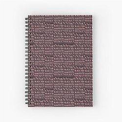 Robert Pattinson Spiral Notebook