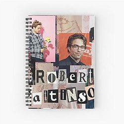 HIGH-QUALITY Robert Pattinson photo collage Spiral Notebook